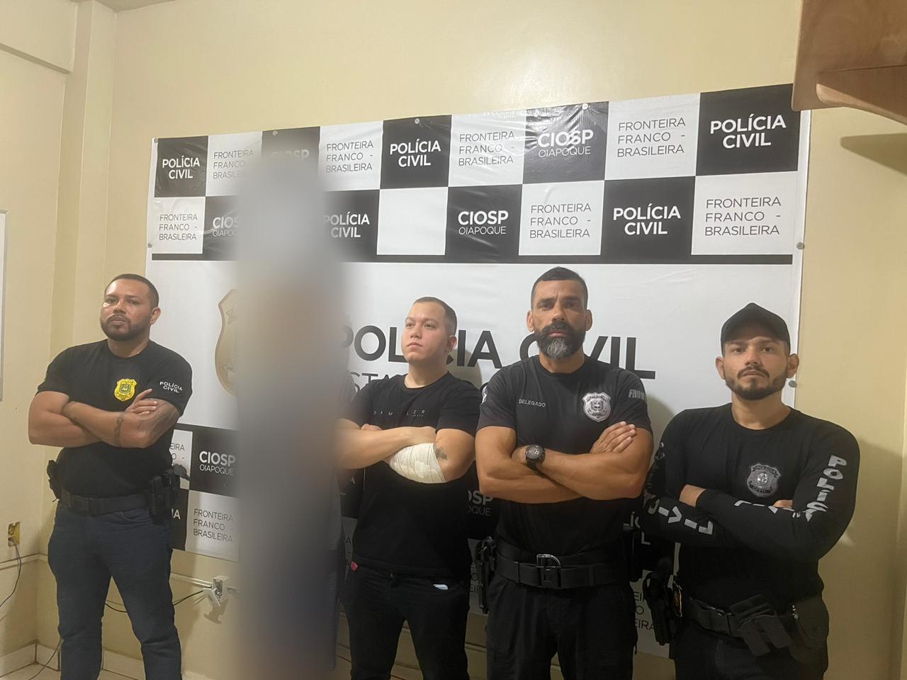 EM OIAPOQUE, POLÍCIA CIVIL PRENDE INDIVÍDUO EM FLAGRANTE PELA PRÁTICA DO CRIME DE ESTUPRO DE VULNERÁVEL